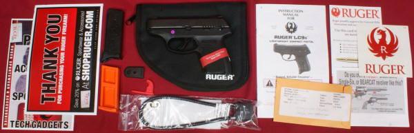 Ruger LC9s Items in Box
