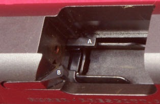Ruger LC9s Breech Face