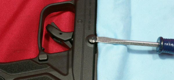 Ruger LCP II Removing Takdeown Pin