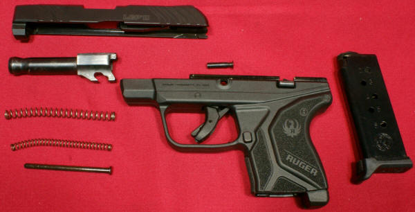 Ruger LCP II Disassembled