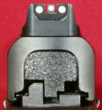 Smith & Wesson M&P9 Performance Center Ported Pistol Sight Picture