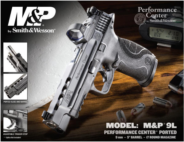 Smith & Wesson M&P9 Performance Center Ported Pistol Marketing