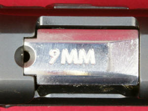 Smith & Wesson M&P9 Performance Center Ported Pistol Chamber Markings