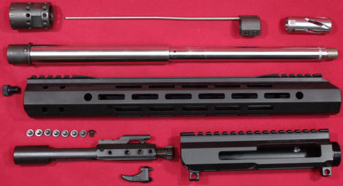 Bear Creek Arsenal 300 Blackout Upper Reciever Assembly Components Disassembled