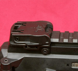 Beretta ARX 160 Rear Sight Folded