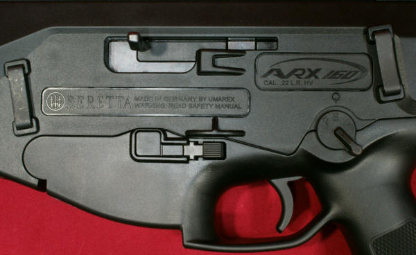 Beretta ARX 160 Reciever Area Left View
