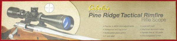 Cabela's Pine Ridge Tactical Rimfire Scope Review