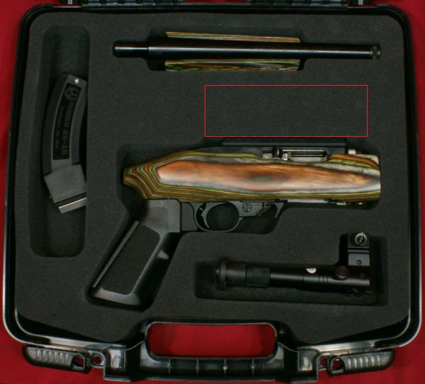 Ruger 22 Charger Takedown Case Components