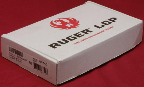 Ruger LCP Box
