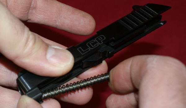 Ruger LCP Custom Guide Rod Assembly Removal