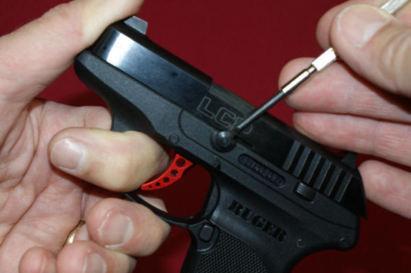 Ruger LCP Custom Takedown Pin Removal