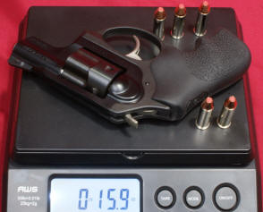 Ruger LCRx Weight Loaded
