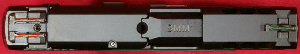 S&W M&P9 Performance Center Ported Shield Top View