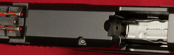S&W M&P9 Performance Center Ported Shield Breech Face